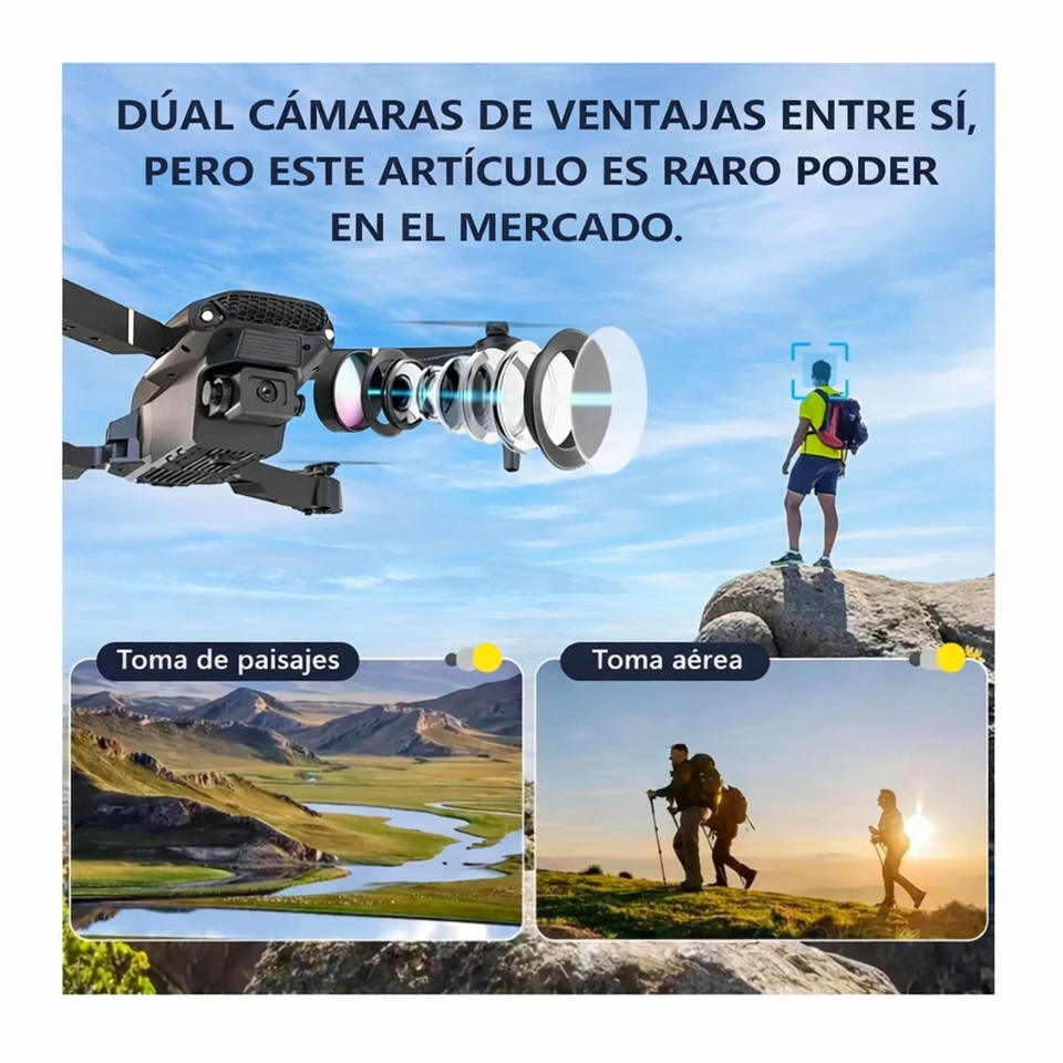 Drone con Cámara 4K E88 Pro