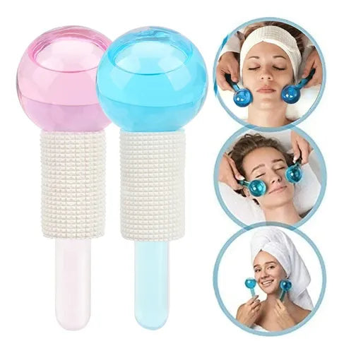 BOLAS DE REFRIGERACIÓN LCE, MASAJEADOR FACIAL