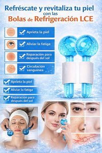 BOLAS DE REFRIGERACIÓN LCE, MASAJEADOR FACIAL